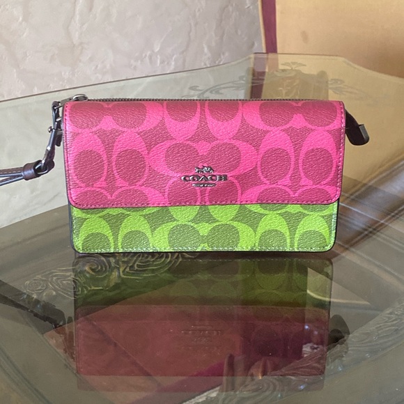 NWT Coach Colorblock Tote&wristlet&wallet - Picture 11 of 16